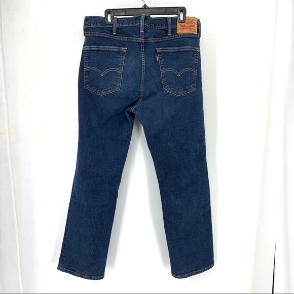 Levis 514 Men's Straight Fit Size 38x 30 dark Wash - Picture 13 of 13